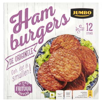 Jumbo Hamburgers 12 Stuks 840g