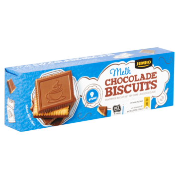 Jumbo Melkchocolade Biscuits 9 Stuks 125g