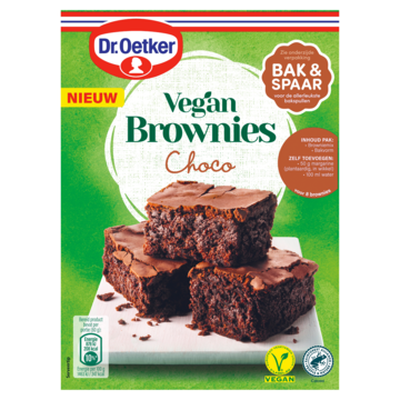 Dr. Oetker Vegan brownies choco bakmix 360g