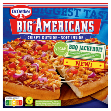Dr. Oetker Big Americans vegan pizza bbq jackfruit 460g