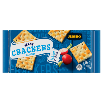 Jumbo Mini Crackers Naturel 8 x 5 Stuks