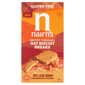 Nairnapos s Salted Caramel Oat Biscuit Breaks 160g