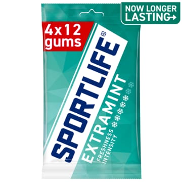 Sportlife Extramint Sugar Free Gums 4 x 18g
