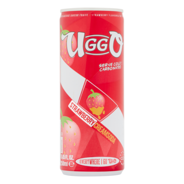 Uggo Strawberry Creamsoda 250ml