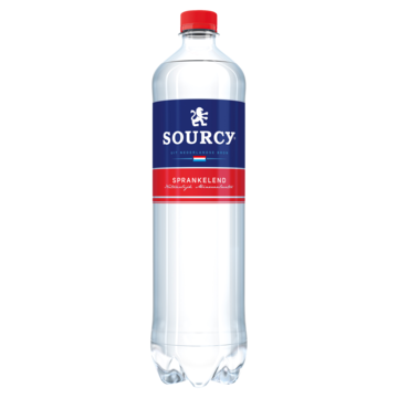 Sourcy Rood mineraalwater Fles 1L