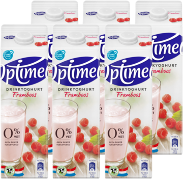 Optimel Drinkyoghurt Framboos 6 x 1000ml