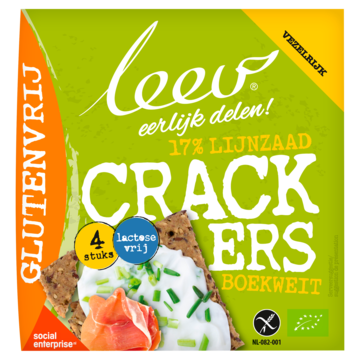 Leev Bio Crackers Boekweit Glutenvrij 110g