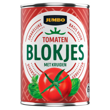 Jumbo Tomatenblokjes met Kruiden 400g