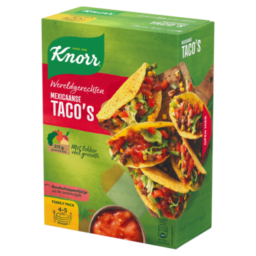 Knorr Wereldgerechten Mexicaanse Taco's Familiepakket