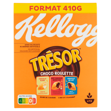 Kellogg's Trésor Choco Roulette Format 410g