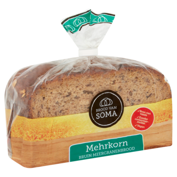 Brood van Soma Mehrkorn bruin meergranenbrood 450g