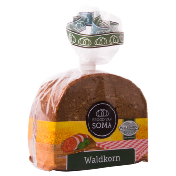 Brood van Soma Waldkorn bruin meegranenbrood 375g