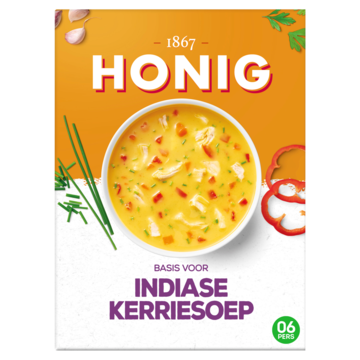 Honig Mix voor Indiase Kerriesoep 108g