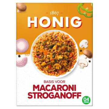Honig Mix voor Macaronisaus Stroganoff 66g