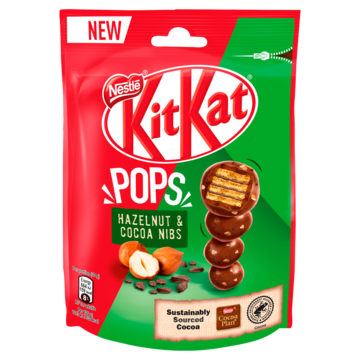 KITKAT Pops melk chocolade hazelnoot