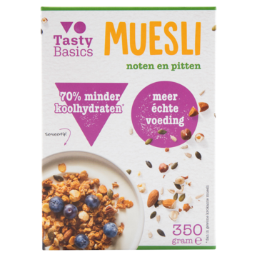 Tasty Basics Muesli Noten en Pitten 350g