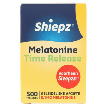 Sleepzz Shiepz Melatonine Time Release, 500 stuks