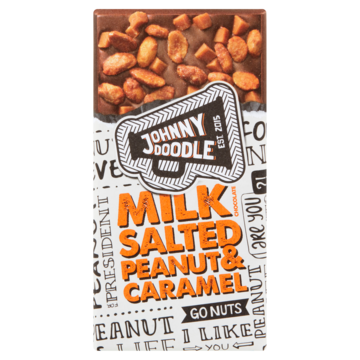 Johnny Doodle Milk Chocolate Salted Peanut & Caramel 150g