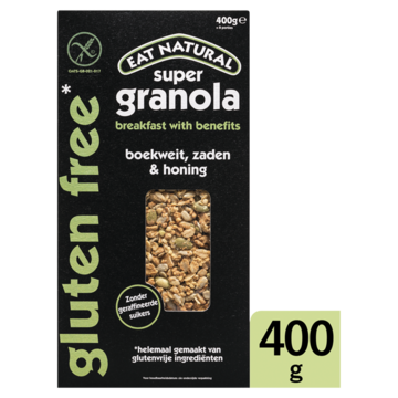 Eat Natural Super Granola Boekweit Zaden Honing 400g