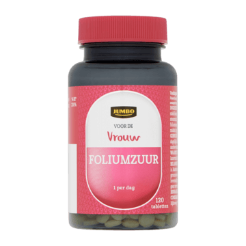 Jumbo Foliumzuur 120 Tabletten - — Jumbo