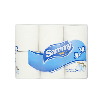 Sammy Basic Toiletpapier 12 Rolls