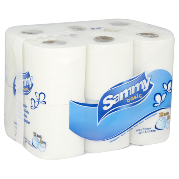 Sammy Basic Toiletpapier 12 Rolls