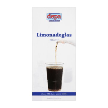 Depa Limonadeglas 120 Stuks Bij Jumbo depa kopen in de aanbieding
