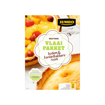 Jumbo Mix voor Vlaai Pakket Bodem & Banketbakkersroom 400g
