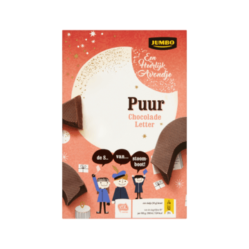 Jumbo Chocoladeletter Puur Letter M 135g