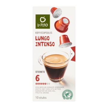 La Place Koffiecapsules Lungo Intenso 10 Stuks 60 G Bij Jumbo la place kopen in de aanbieding La Place Koffiecapsules Lungo Intenso 10 Stuks 60 G Bij Jumbo la place kopen in de aanbieding