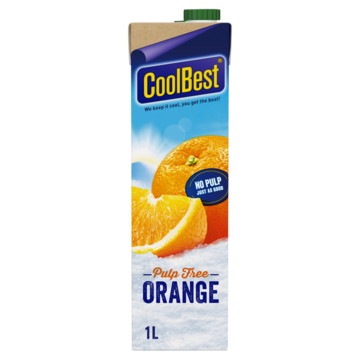 CoolBest Premium Orange Pulp Free 1L