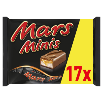 Mars Mini's Chocolade uitdeelzak 333g