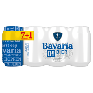 Bavaria 0.0% alcoholvrij bier 8 x 33cl