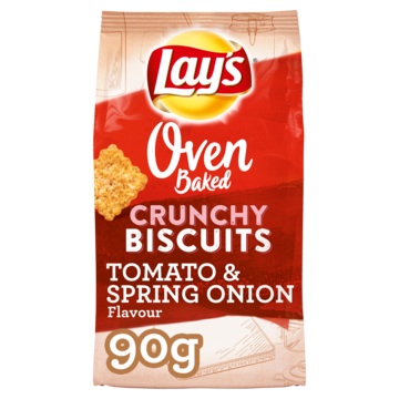 Lay's Oven Biscuits Tomaat & Onion 90gr