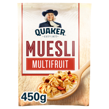 Quaker Havermout Muesli Multifruit 450gr