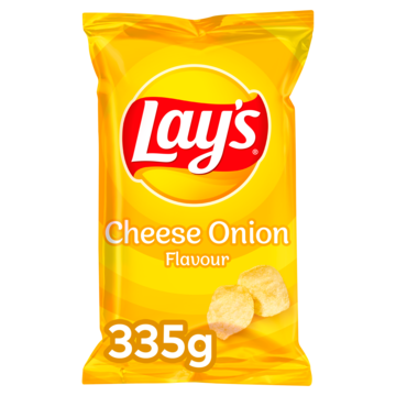 Jumbo Lay's Cheese Onion Chips 335gr aanbieding