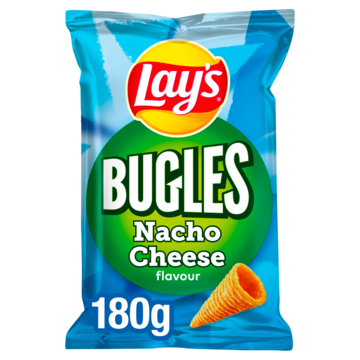 Jumbo Lay's Bugles Nacho Cheese Chips 180gr aanbieding
