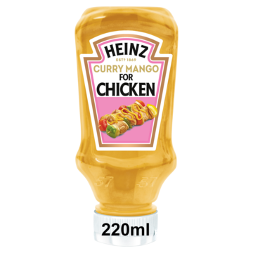 Heinz Curry Mango Saus voor Kip 220ml