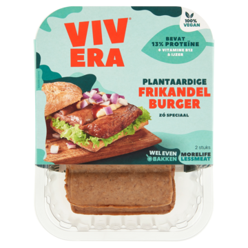 Vivera Plantaardige Frikandel Burger 2 Stuks 170g