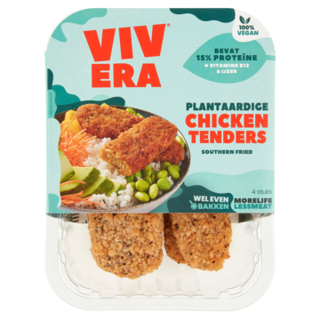 Vivera Plantaardige Chicken Tenders 4 Stuks 200g