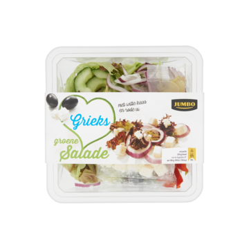 Jumbo Grieks Groene Salade met Witte Kaas en Rode Ui 300g