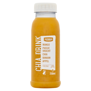 Jumbo Chia Drink Mango Passievrucht Chia Banaan Appel 250ml