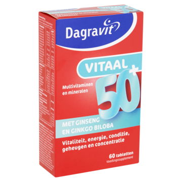 Dagravit - Vitaal 50+ Multivitaminen tabletten, 60 stuks