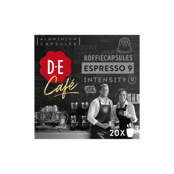 Douwe Egberts D.E Café Espresso 9 Koffiecups 20 Stuks