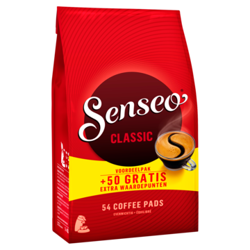 Senseo Classic Koffiepads XL-Pack 54 Stuks bestellen? - Fris, sap