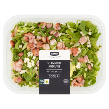 Jumbo Verse Maaltijd Stamppot Andijvie met Spek en Kaas 500g