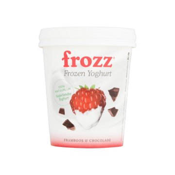 Frozz Frozen Yoghurt Framboos & Chocolade 100g