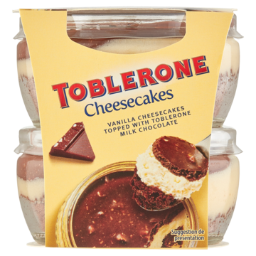 Toblerone Cheesecakes Toetje 2 x 85g