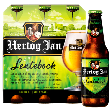 Hertog Jan - Lentebock - Fles - 6 x 300ML