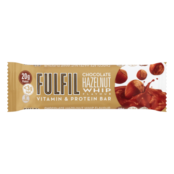 Fulfil Chocolate Hazelnut Whip Flavour Vitamin & Protein Bar 55g